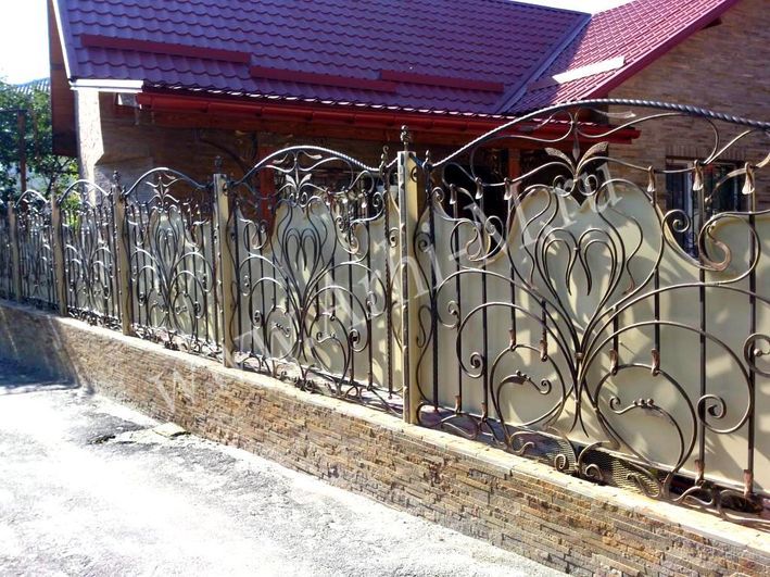 кованый забор 085